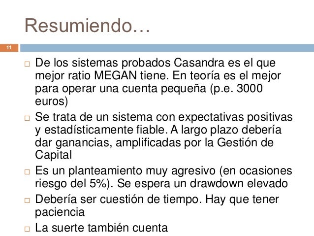 Sistema casandra forex
