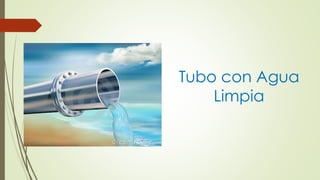 Tubo con Agua
Limpia
 