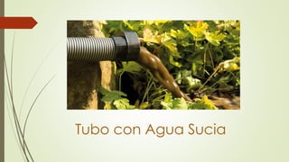Tubo con Agua Sucia
 