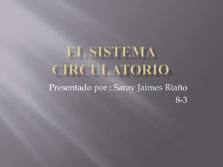 Presentado por : Saray Jaimes Riaño
8-3
 