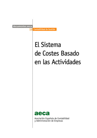 El sistema de costes basado en las actividades