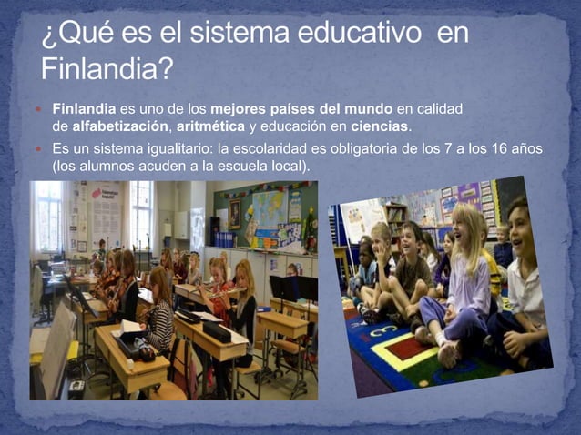 El sistema educativo en finlandia | PPT