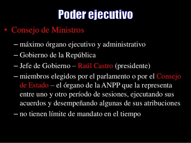 El sistema político de Cuba