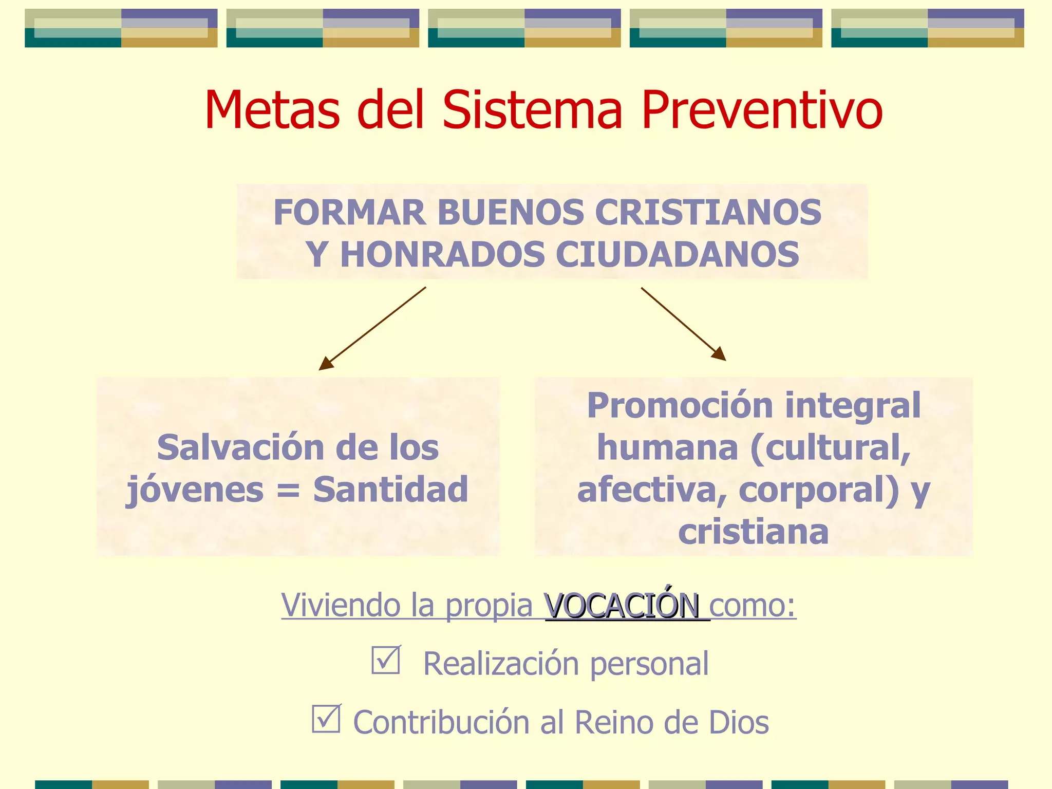 El sistema preventivo de don bosco | PPT