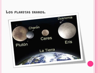 LOS PLANETAS   ENANOS.
 