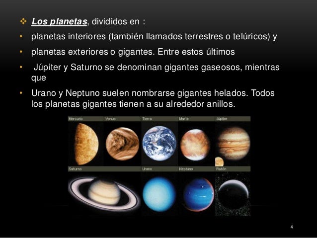 El sistema solar El sistema solar