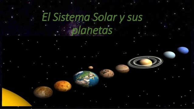 el sistema solar y