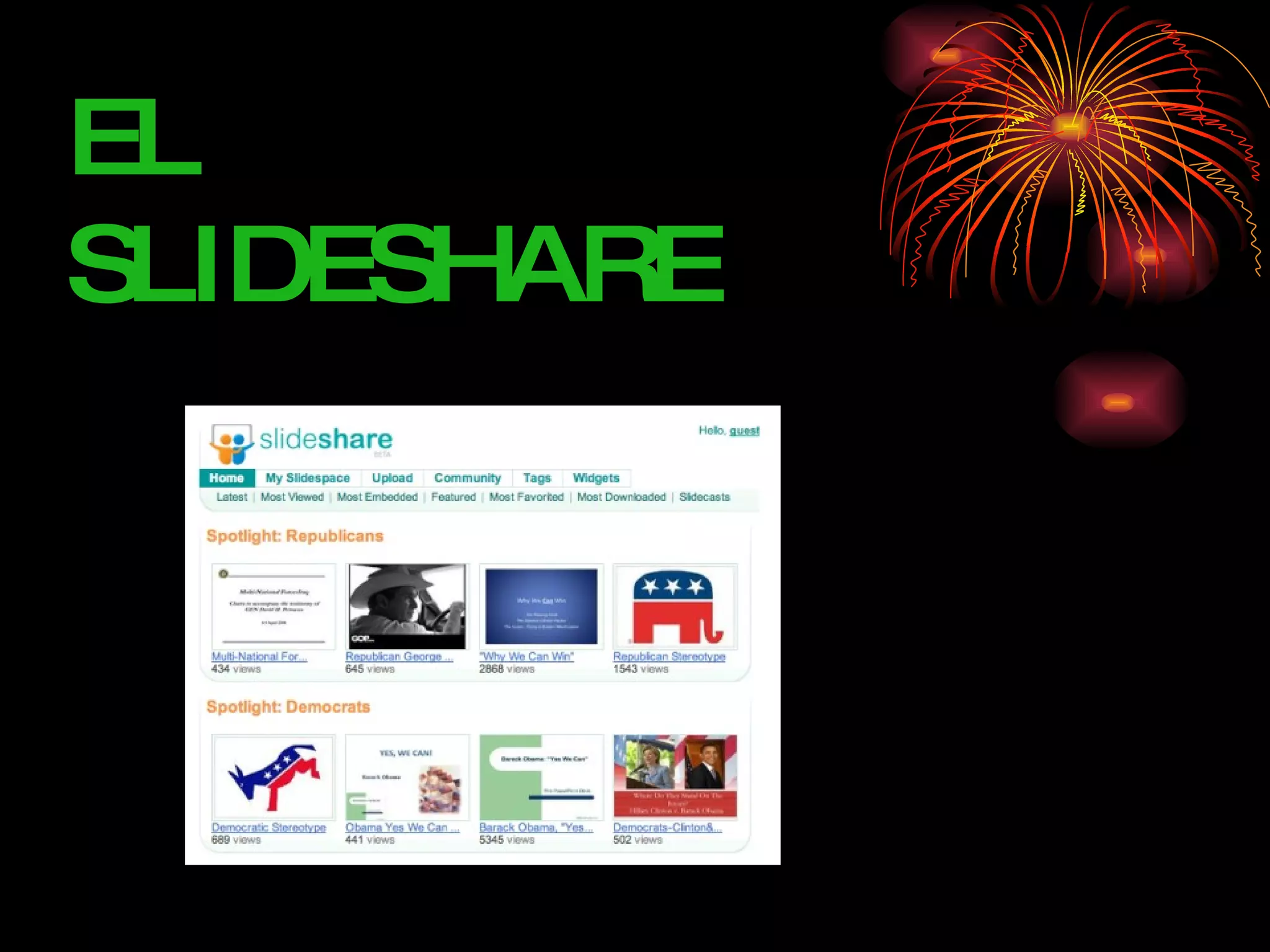 EL
SLIDESHARE
 