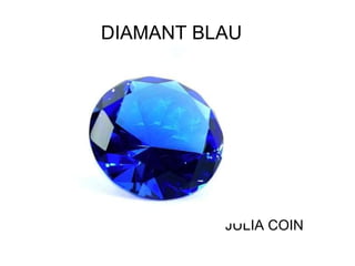 JÚLIA COIN DIAMANT BLAU
