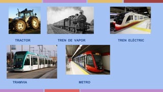 TRACTOR TREN DE VAPOR TREN ELÈCTRIC
TRAMVIA METRO
 