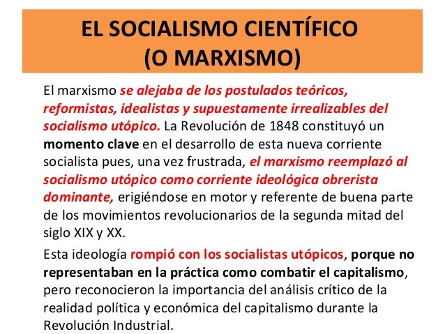 El socialismo