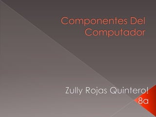 Componentes Del Computador Zully Rojas Quintero! 8a 