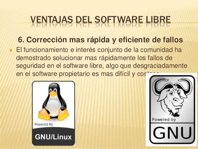 El software libre