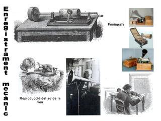 Fonògrafs




Reproducció del so de la
         veu
 