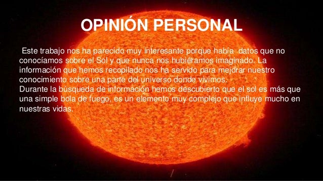 El sol