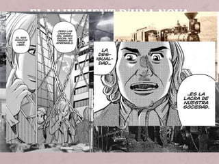 • A mitjan segle XVIII s’inicia a Anglaterra l’anomenada
Revolució Industrial. Durant el segle XIX diversos països
europeus s’hi van anar incorporant. El món s’omple de
fàbriques, els ferrocarrils travessen els continents, la població
es trasllada a viure a les ciutats. L’economia ha d’organitzar-se
d’una altra manera, a base de societats anònimes, borses i
bancs (institucions típicament capitalistes). La societat es
fonamenta sobre uns pressupostos teòrics d’igualtat de tots
els homes (doctrina de Rousseau). És el món modern, un món
que sorgeix d’una evolució total de tots els aspectes que
afecten la vida de l’home.
Un nou marc de relacions socials
 