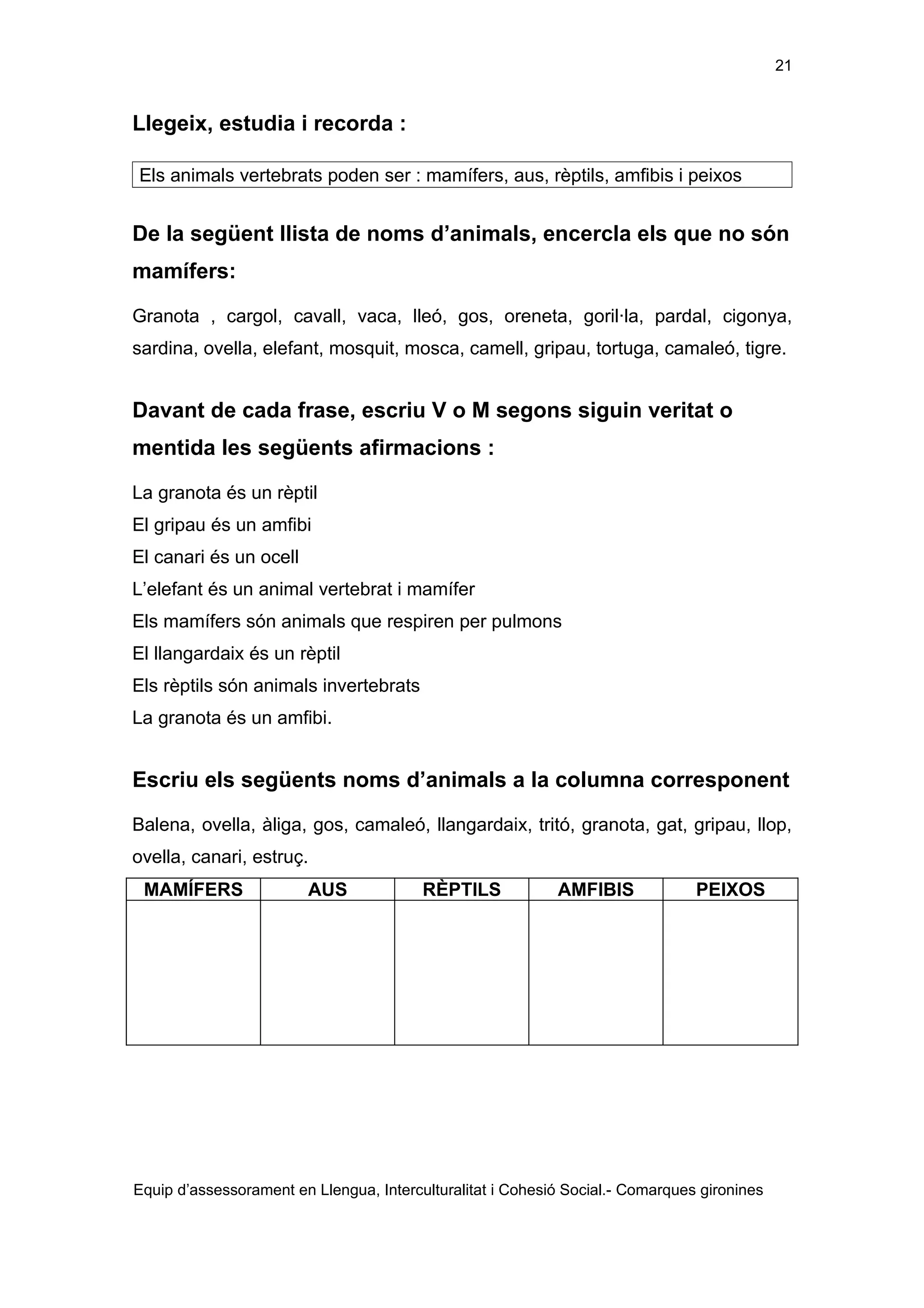 Els éssers vius adaptació