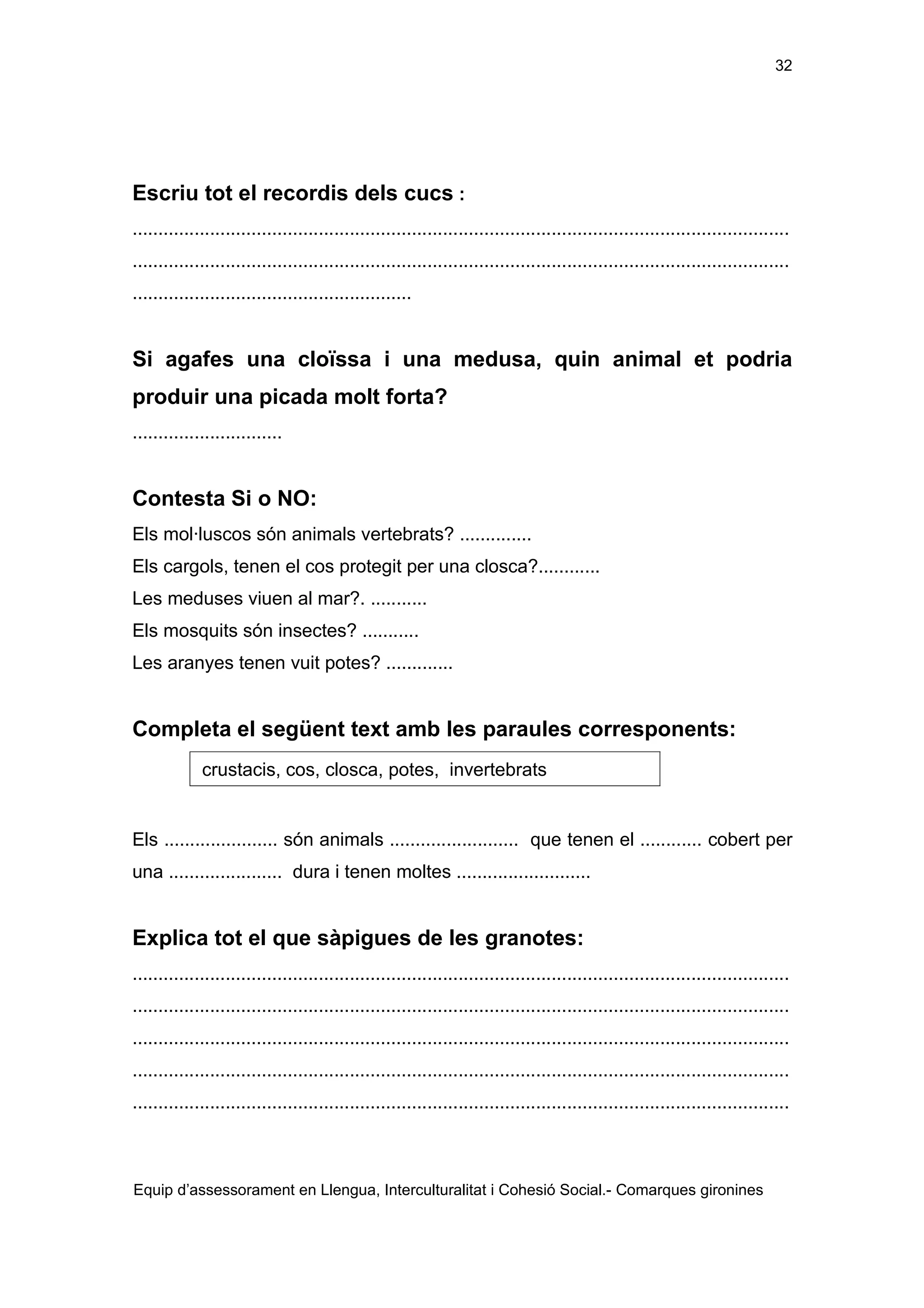 Els éssers vius adaptació