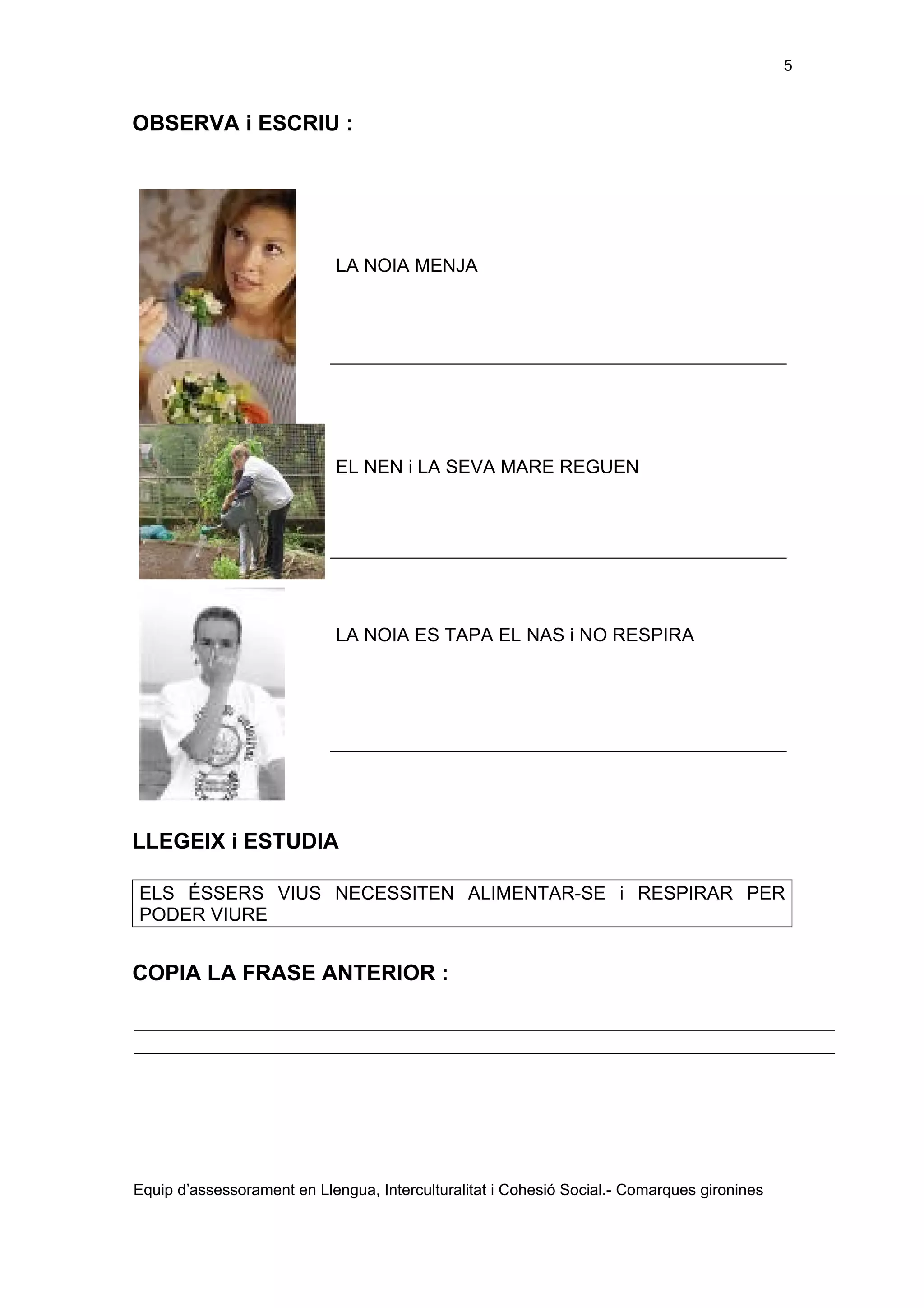 Els éssers vius adaptació