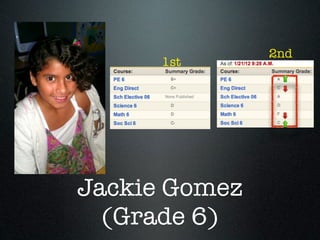 2nd
      1st




Jackie Gomez
  (Grade 6)
 