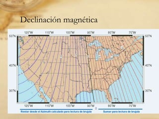 Cómo se utiliza la brújulaColoca la brújula sobre la palma de tu mano.  Déjala quieta.Fíjate bien en el puntero de la aguja pues éste siempre señala hacia el norte.Con tu otra mano mueve lentamente la brújula hasta que coloques la N (norte) debajo el puntero de la aguja.Ahora, utilizando la brújula, identifica a tu alrededor dónde queda el sur, este y oeste.Utilizar la brújula como instrumento de orientación