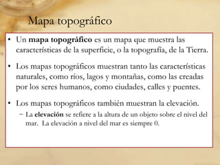Información que nos muestran los mapasFechaIndica la fecha en que se registró la información que aparece en el mapa.