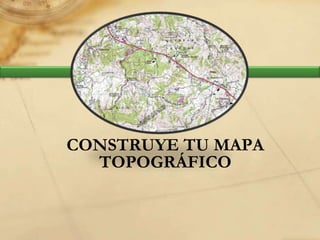 Curvas de nivelEl espaciamiento entre las curvas de nivel indica la pendiente (inclinación del lugar).  Las curvas de nivel que están cerca unas de otras muestran una pendiente pronunciada.  Las curvas de nivel que están más espaciadas muestran una pendiente suave. 