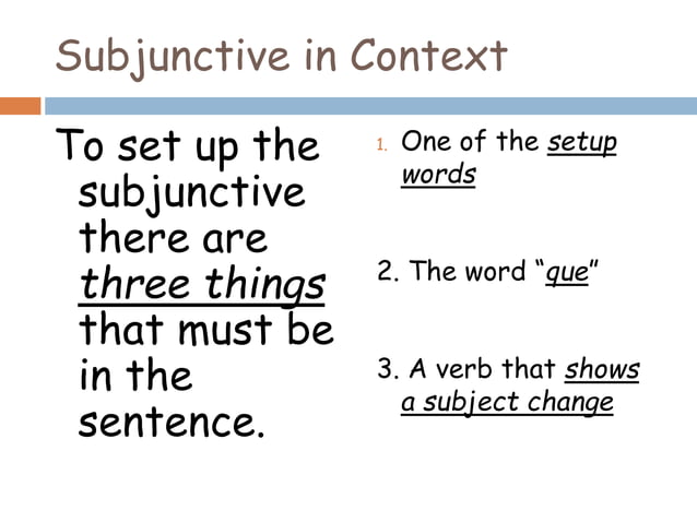 El Subjuntivo _ Subjuctive for L1 Spanish.pptx
