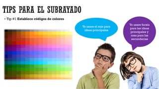 Subrayado Rosa El subrayado | PDF