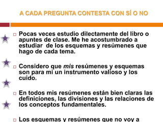 El resumenEs una síntesis del texto, donde, con un lenguaje personal, quedan reflejadas las ideas básicas y sus relacionesDebe ser:Breve, no sobrepasar el 40% del texto original.