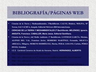 ACTIVIDADES
1. Las plantas se alimentan fotosintéticamente a partir
del CO2 atmosférico. ¿Por qué es importante,
entonces, su nutrición mineral edáfica?
2. ¿Qué características generales tendrá un suelo de
textura franca?
3. ¿Por qué decimos que un suelo arenoso es seco?
4. ¿Dónde se localizan los terrenos improductivos y
para qué pueden utilizarse?
5. ¿En qué regiones de la península Ibérica existe en la
actualidad un mayor riesgo de desertificación? Fig
5.32.
6. ¿Cuáles crees que pueden ser las principales razona
por las que España es uno de los países de la Unión
Europea con mayor riesgo de desertificación?
 
