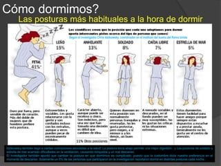 Cómo dormimos?
La postura en que duermes, afecta a tu cerebro
La importancia de la postura al dormir no ha de ser
tomada a la ligera. Si bien ya estamos acostumbrados
a escuchar que dormir boca abajo es lo menos
recomendable porque nuestro cuello permanece
girado durante horas para poder respirar, por lo que
modificamos la curvatura cervical y somos más
susceptibles de padecer cervicalgias, tendinitis,
dolores de origen ligamentarios, u otros problemas
músculo-esqueléticos, ahora, un nuevo estudio
concluye que además es vital para nuestro cerebro.
Un equipo de investigadores de la Universidad de Stony Brook en Nueva York (EE.UU.) ha concluido que dormir
en posición lateral, en comparación con dormir boca arriba o boca abajo, puede ayudar a eliminar más
eficazmente los residuos del cerebro cada día durante el sueño, reduciendo así las posibilidades de desarrollar
enfermedades de carácter neurológico como el alzhéimer o el párkinson.
 