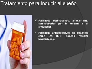 Si tienes este problema frecuentemente y no es que te ocurre una vez cada tanto por algo bien
puntual, echa un vistazo a los siguientes remedios caseros y naturales para tratar el insomnio:
Leche caliente: contiene una hormona, la melatonina, que está relacionada con el sueño
profundo. Es efectiva entonces para combatir el insomnio y otros problemas similares. Antes de
ir a la cama, bebe una taza de leche tibia o caliente, en lo posible sola (o con azúcar).
Valeriana: la raíz de esta planta tiene propiedades sedantes, que ayudan a dormir más
profundamente y a conciliar el sueño más rápido. Beber una infusión o té por las noches es lo
ideal para “dormir como un angelito”. Pero tienes que prestar atención a las cantidad que
consumes porque si te excedes, al otro día no oirás ni al despertador.
Tila o tilo: es un sedante y un ansiolítico maravilloso. Beber un té de esta hierba antes de irte a
acostarte ayudará a mejorar la calidad del sueño. A su vez se aconseja en pacientes con
problemas de ansiedad o de contractura, porque combate la tensión muscular, tranquiliza,
debido a sus propiedades antiespasmódicas.
Lechuga: es muy usada para los bebés cuando no concilian el sueño o se despiertan muchas
veces a la noche. Se recomienda consumir té de lechuga para un efecto mayor que si se come
una ensalada de este vegetal en la cena. Contiene varias sustancias con efectos analgésicos y
sedantes. Para los niños, remojar lechuga en la bañadera y echarles el agua por encima de la
cabeza mientras lo bañan.
Lavanda: si te gusta la aromaterapia esto es para ti. El olor de esta planta ayuda a relajar el
sistema nervioso, conciliar el sueño y combatir el estrés. Puedes aromatizar tu cuarto con
aceite esencial de lavanda, tener una plantita en la entrada de la habitación o beber una
infusión para aliviar el insomnio y dormir como una piedra.
Tratamiento para Inducir al sueño
Remedios naturales
Azahar: las flores del naranjo tienen un efecto ansiolítico y a la vez relajante que te servirán
para poder dormir más plácidamente. Puedes beber un té con estas flores, inhalar un poco de
aceite esencial antes de ir a la cama, o añadirlo al agua de un baño de inmersión. Si tienes un
patio, no dudes en plantar este árbol, en lo posible en dirección a la ventana de tu habitación.
 