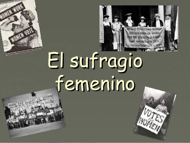 El sufragio femenino 3
