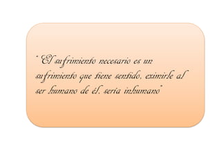 El SufrimientO HumanO 