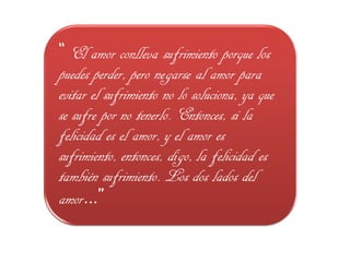 El SufrimientO HumanO 