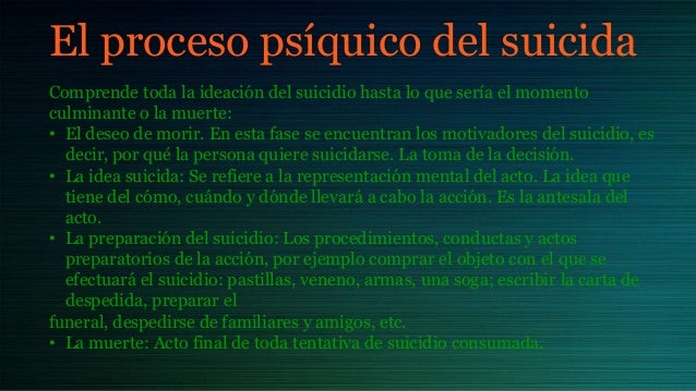 El suicidio en los jóvenes