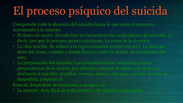 El suicidio en los jóvenes