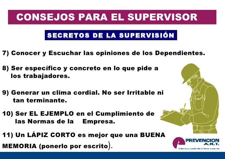 El supervisor