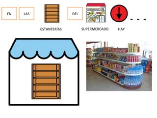 EN LAS DEL
- - -
ESTANTERÍAS SUPERMERCADO HAY
 
