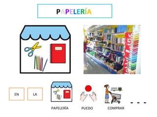 PAPELERÍA
EN LA
- - -
PAPELERÍA PUEDO COMPRAR
 