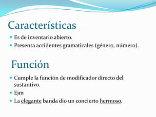 Forma fija, tiene género determinado.   Ejemplo: Guerra, justicia, cuerpo, etc.Doble forma, puede estar en masculino o femenino.   Ejemplo:  alumnos, alumnasComún a dos, el artículo determina el género.   Ejemplos: el testigo , la testigo