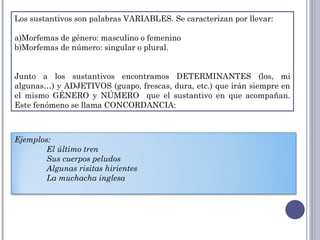 TEMA DEL SUSTANTIVO Y SUS CLASES_1ESO.ppt
