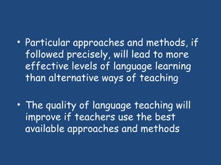 Comprehensive Approaches and Methods in Language Teaching: From Grammar ...