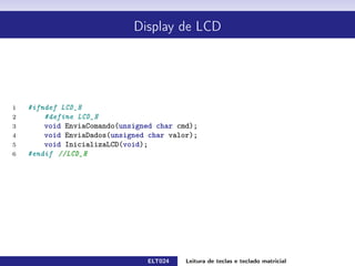 Lcd Cmd Utilizando um Display de LCD | PDF