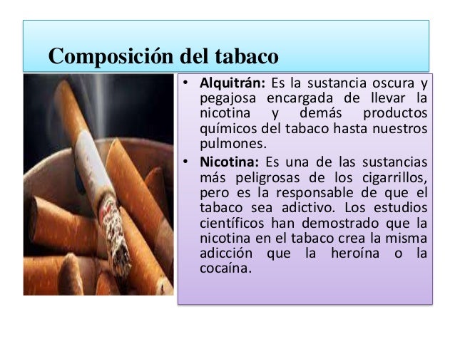 El tabaco
