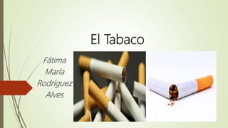 El Tabaco
Fátima
María
Rodríguez
Alves
 