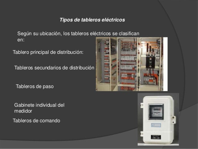 Triazs: Gabinete Electrico Partes De Un Tablero Electrico