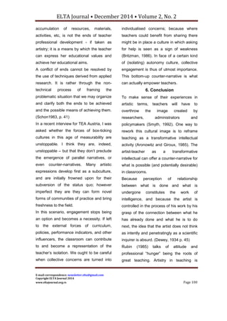 Elta Journal (Volume 2, no. 2, December 2014
