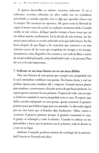 El talento nunca es suficiente - Jhon Maxwell